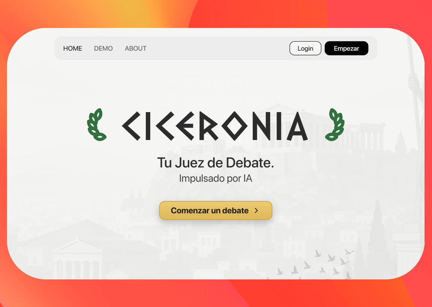 CiceronIA : IA de apoyo al juez en competiciones de debate mediante análisis multimodal - Fotografía 1
